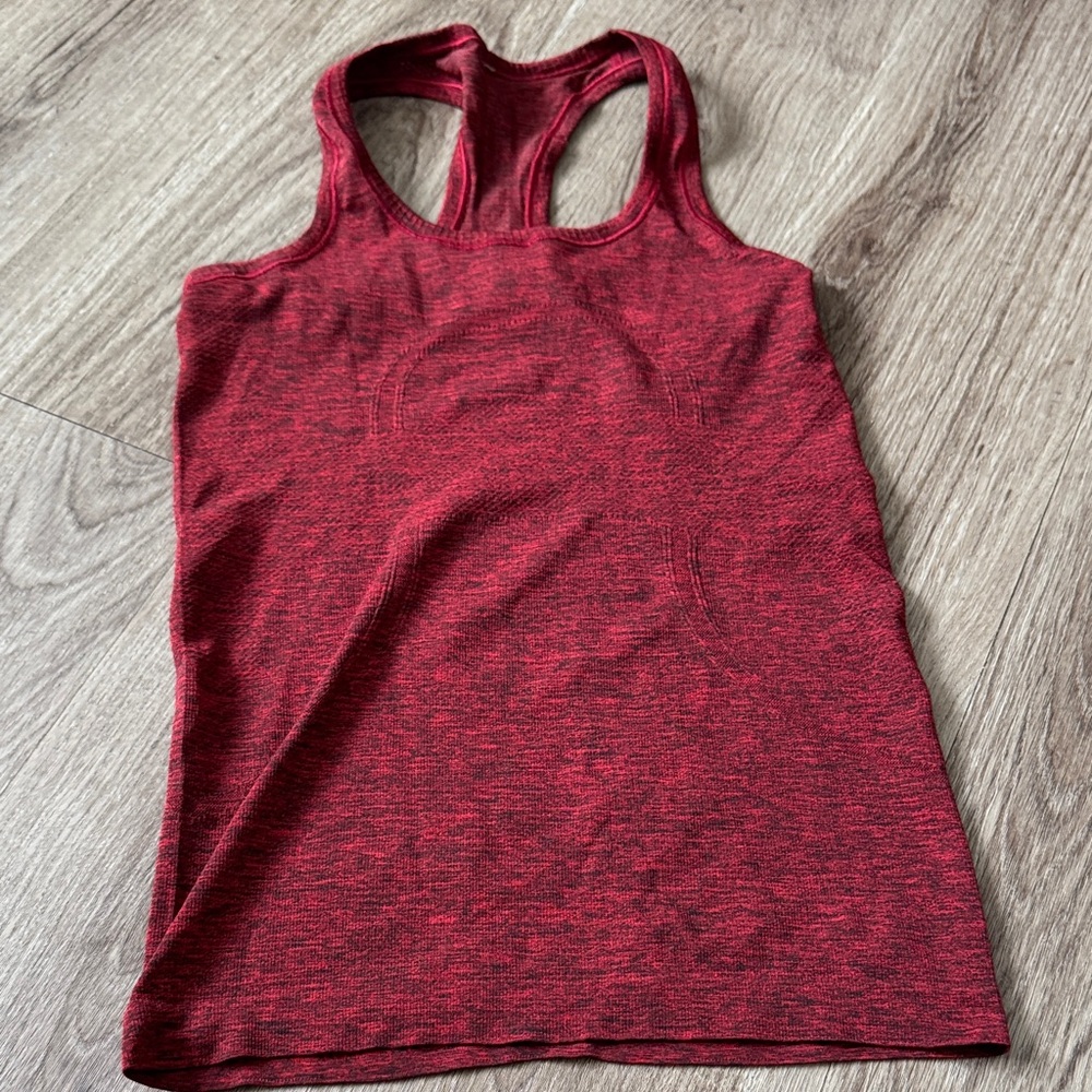 Lululemon red swiftly tank